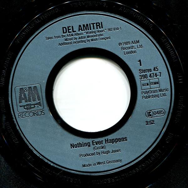 Del Amitri : Nothing Ever Happens (7", Single)