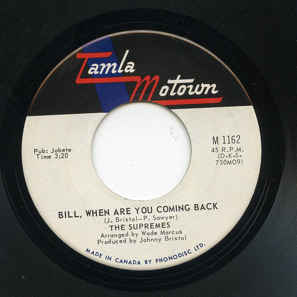 The Supremes : Up The Ladder To The Roof (7", Single)