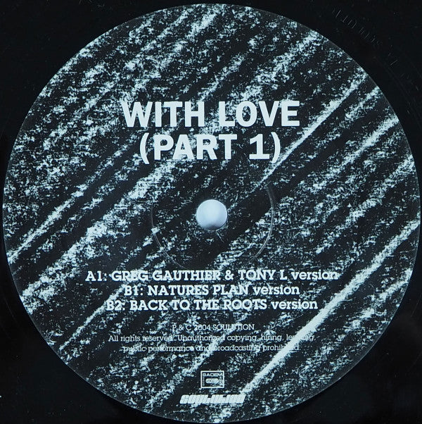 Allen Hoist : With Love (Part 1) (12")