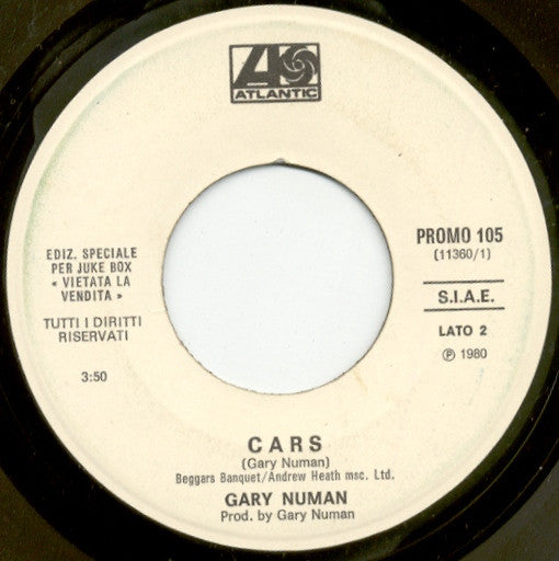 Leif Garrett / Gary Numan : I Was Looking For Someone To Love / Cars (7", Jukebox)