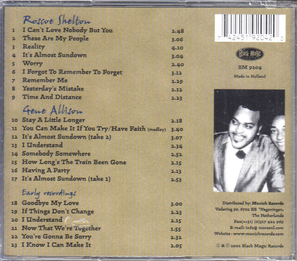 Gene Allison & Roscoe Shelton : You Can Make It If You Try (CD, Comp)