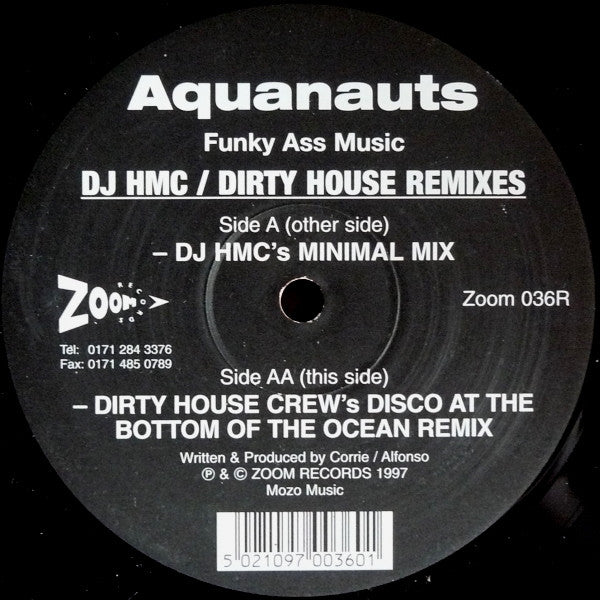 Aquanauts : Funky Ass Music (Remixes) (12")