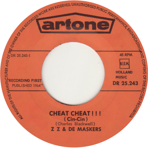 ZZ En De Maskers : Cheat Cheat [Cin Cin] / Play-boy Loves Play-girl (7", Single)