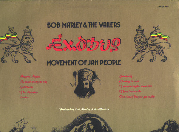 Bob Marley & The Wailers : Exodus (LP, Album)