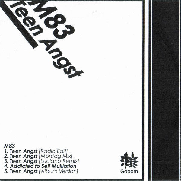 M83 : Teen Angst (CDr, Single, Promo)