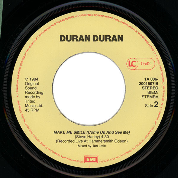 Duran Duran : The Reflex (7", Single)