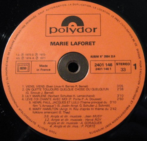 Marie Laforêt : Marie Laforet (2xLP, Comp)