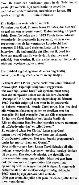 Carel Heinsius : Hardop Gedacht (LP, Album)