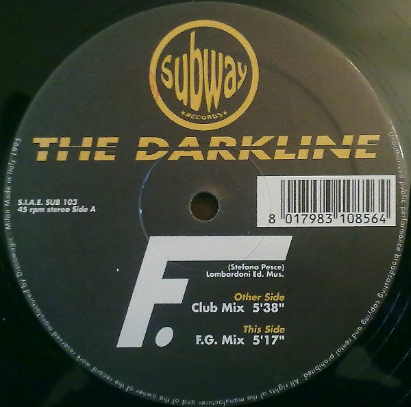 The Darkline : F. (12")