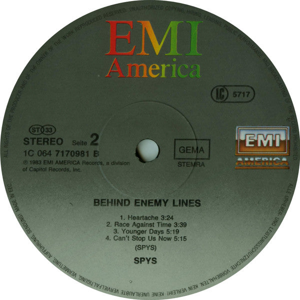 SPYS : Behind Enemy Lines (LP, Album)