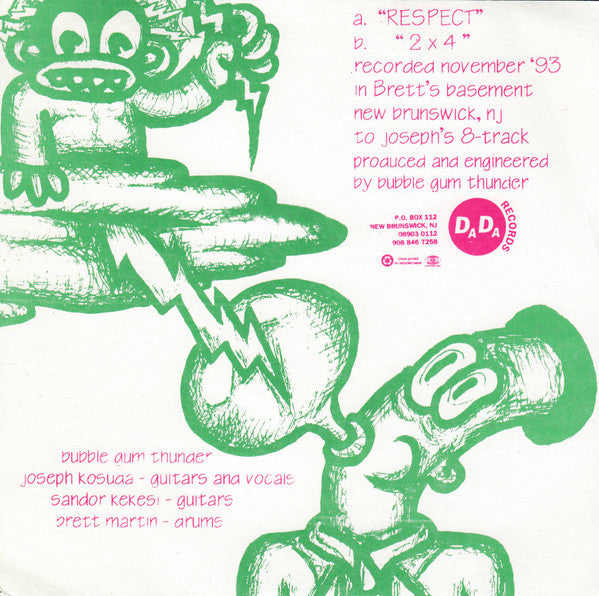 Bubble Gum Thunder : Respect (7", Ltd)