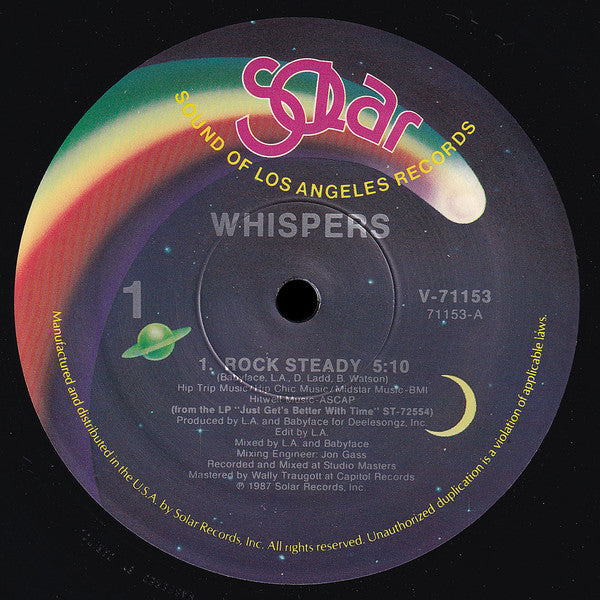 Whispers* : Rock Steady (12", Single)