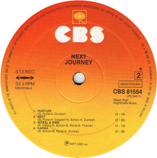 Journey : Next (LP, Album)