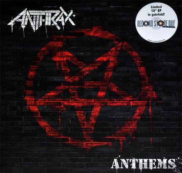 Anthrax : Anthems (10", EP, Ltd, Whi)
