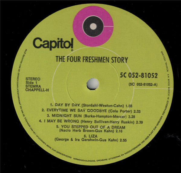 The Four Freshmen : The Four Freshmen Story (LP, Comp, RE)