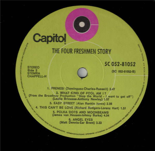 The Four Freshmen : The Four Freshmen Story (LP, Comp, RE)