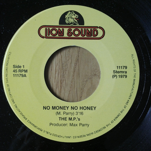 The M.P.'s : No Money No Honey (7", Single)