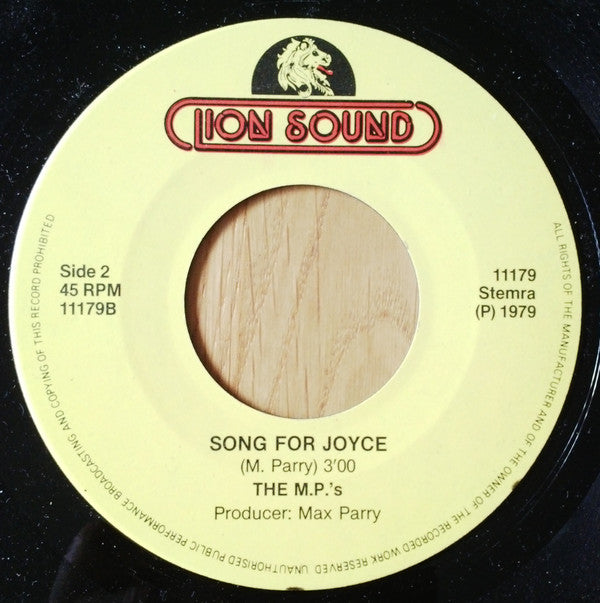 The M.P.'s : No Money No Honey (7", Single)