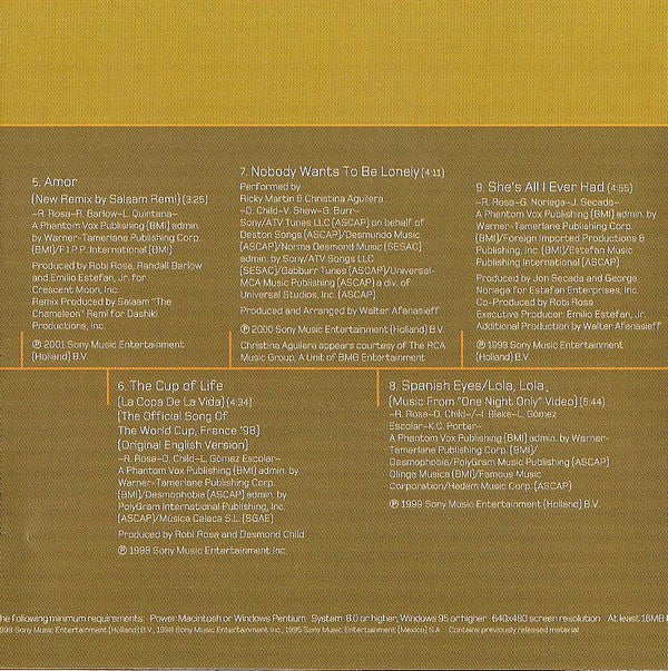 Ricky Martin : The Best Of Ricky Martin (CD, Comp, Enh)