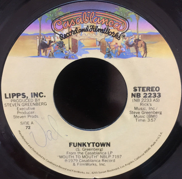 Lipps, Inc. : Funkytown (7", Single, Styrene, 72,)
