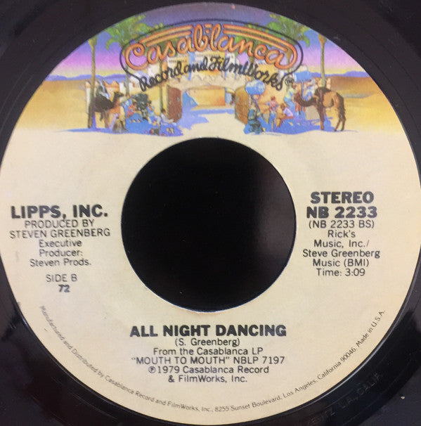 Lipps, Inc. : Funkytown (7", Single, Styrene, 72,)