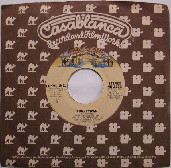 Lipps, Inc. : Funkytown (7", Single, Styrene, 72,)