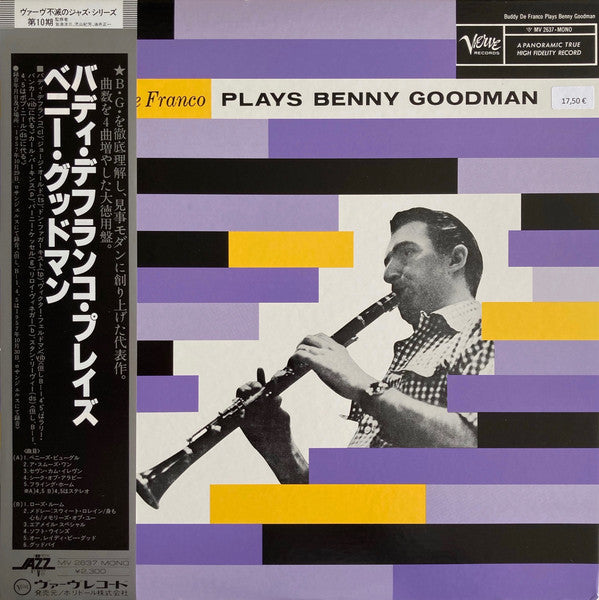 Buddy DeFranco : Buddy DeFranco Plays Benny Goodman (LP, Album, Mono, RE)