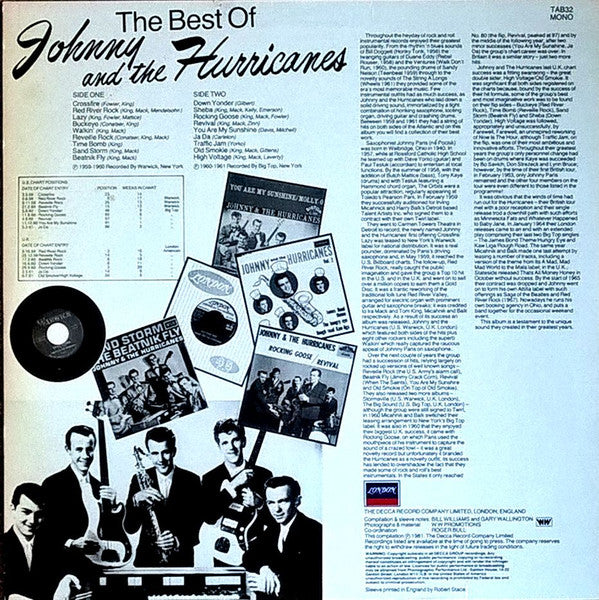 Johnny And The Hurricanes : The Best Of (LP, Comp, Mono)