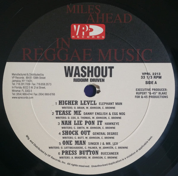 Various : Washout (LP, Comp)