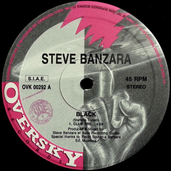 Steve Banzara : Black (12")