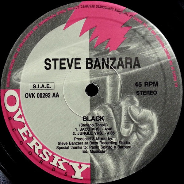 Steve Banzara : Black (12")