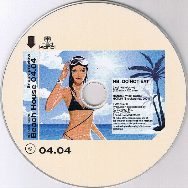 Various : Beach House 04.04 (Sneak Preview) (CD, Ltd, Promo)
