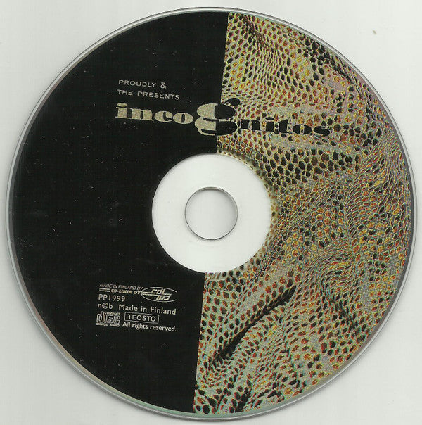 Proudly & The Presents : Incognitos (CD, Album)
