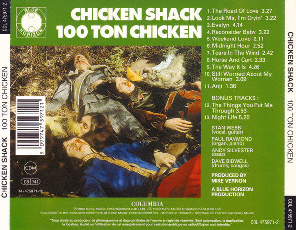 Chicken Shack : 100 Ton Chicken (CD, Album, RE)