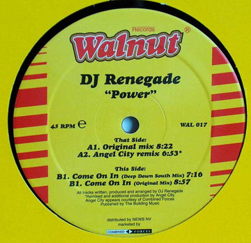 DJ Renegade : Power (12")