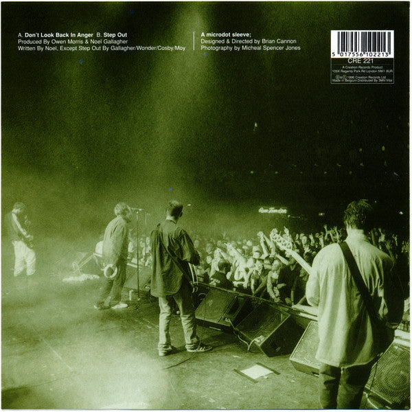 Oasis (2) : Don't Look Back In Anger (7", Single)