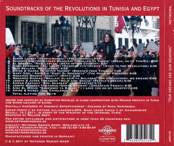 Various : From The Kasbah/Tunis To Tahrir Square/Cairo And Back (CD, Comp)