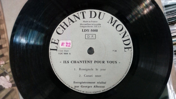 Georges Albouze : Canari Smet - Rossignols - Merle Noir (7", RE)