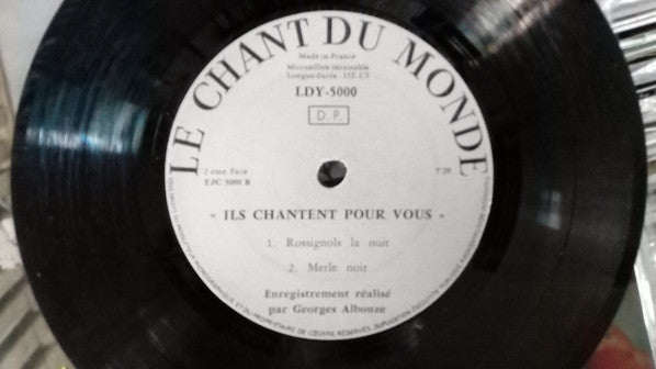 Georges Albouze : Canari Smet - Rossignols - Merle Noir (7", RE)