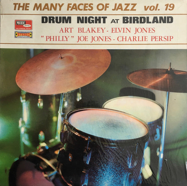 Art Blakey - Elvin Jones - "Philly" Joe Jones - Charlie Persip : Drum Night At Birdland (LP, Album, RE)