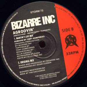 Bizarre Inc : Agroovin' (12")