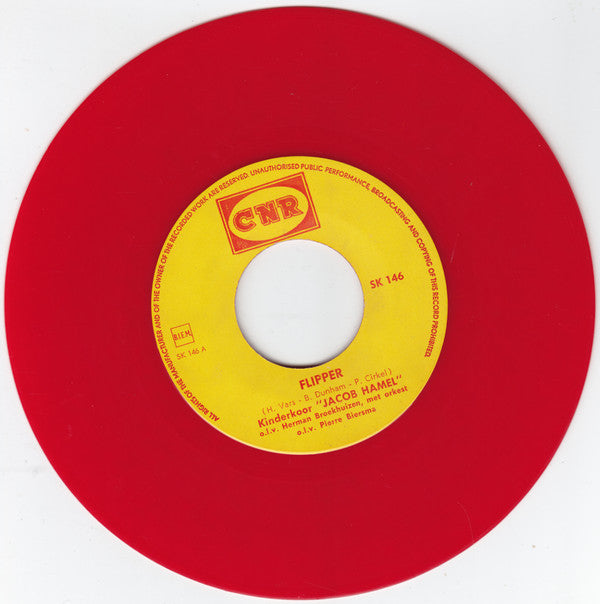 Kinderkoor Jacob Hamel : Flipper (7", Single, Mono, Red)