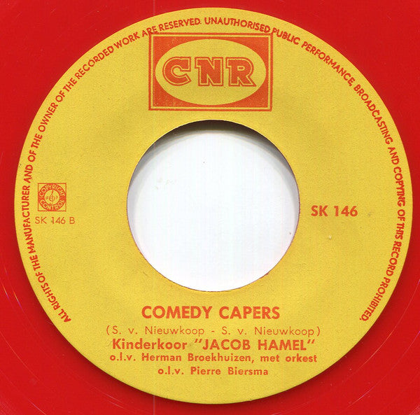 Kinderkoor Jacob Hamel : Flipper (7", Single, Mono, Red)