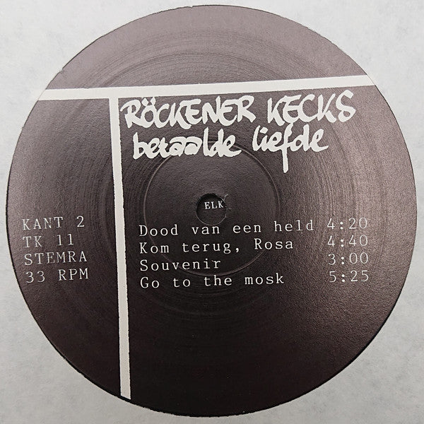 Tröckener Kecks : Betaalde Liefde (LP, Album)