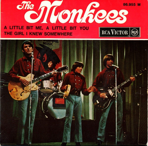 The Monkees : A Little Bit Me, A Little Bit You (7", EP, Mono)