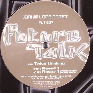 Joakim Lone Octet : Twice Thinking / Reve#1 (12")