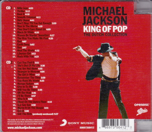 Michael Jackson : King Of Pop (The Dutch Collection) (2xCD, Comp)