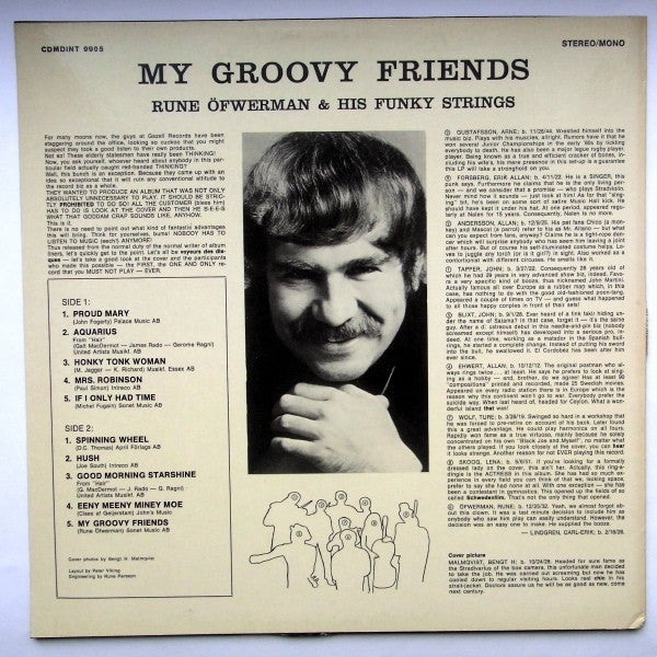 Rune Öfwerman & Funky Strings : My Groovy Friends (LP, Album)