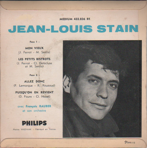 Jean-Louis Stain : Allez Donc (7", EP)
