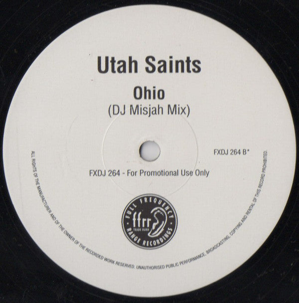 Utah Saints : Ohio (2x12", Single, Promo)